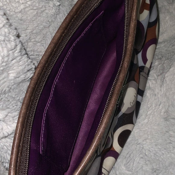 Coach Brown and Multicolor Wristlet - Picture 5 of 5